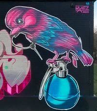 mattez-inc-graffiti-streetart-mural-wandmalerei-kuenstler-geldern-niederrhein-nrw-germany-bird-vogel-pink-turquoise-cyberpunk-1